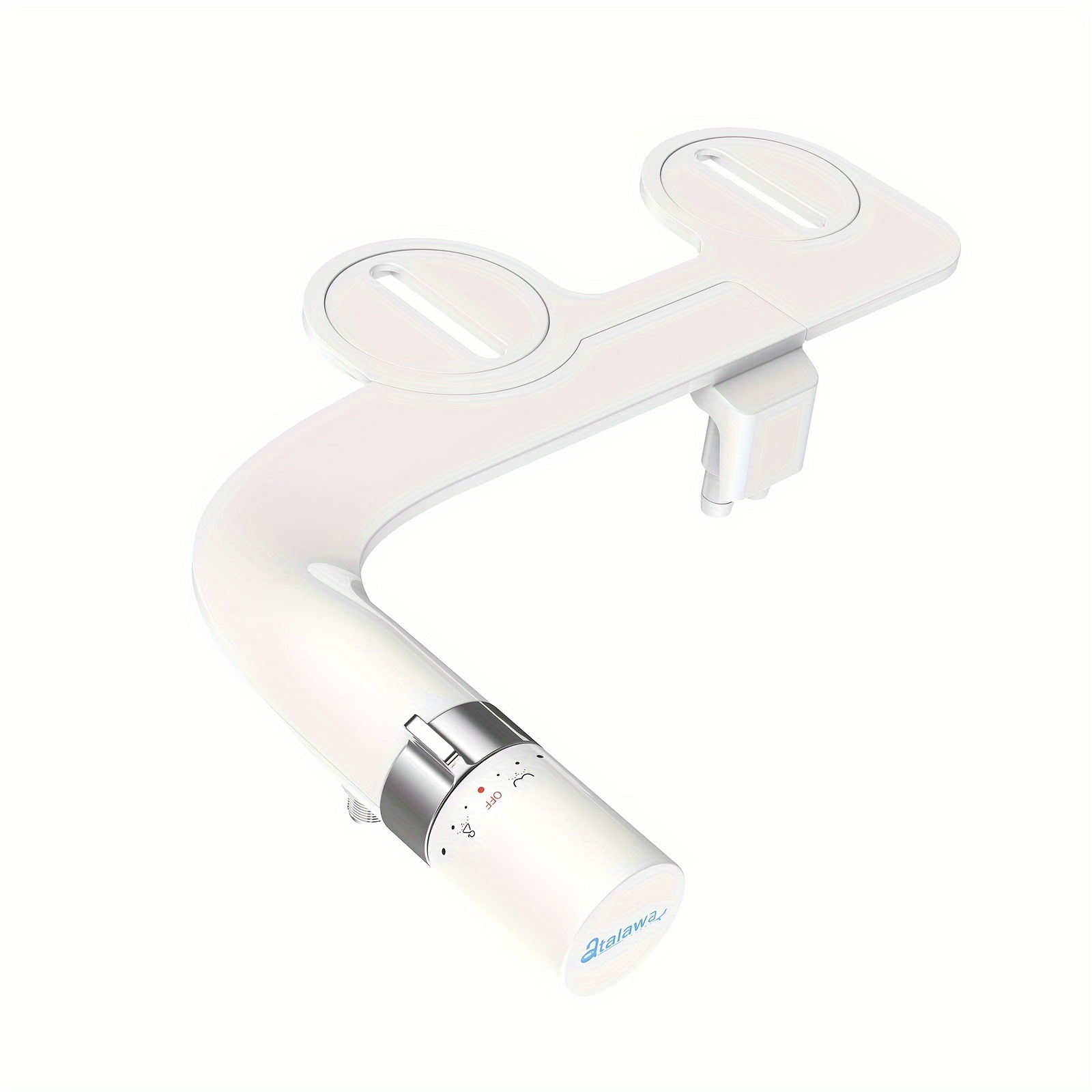 Image of Atalawa Smart Bidet Toilet Seat Cover, Electric-free Washing Device For Home Use, Single Cold Rinse, G3/8 Aw056 3/8