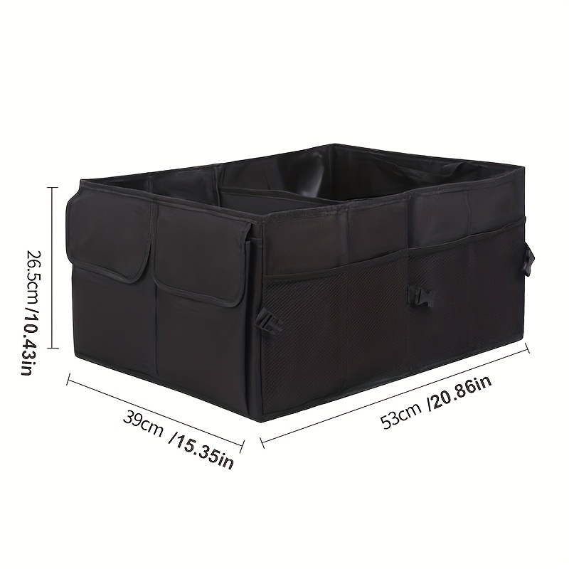 Car Trunk Storage Box Car Storage Box Car Tail Box Finishing - Temu