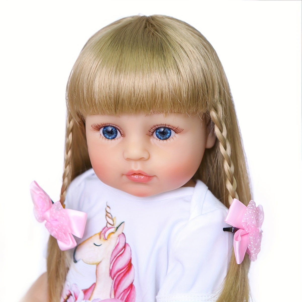 Hot Selling 55 cm Bebe Doll Reborn Toddler Girl Pink Princess Very