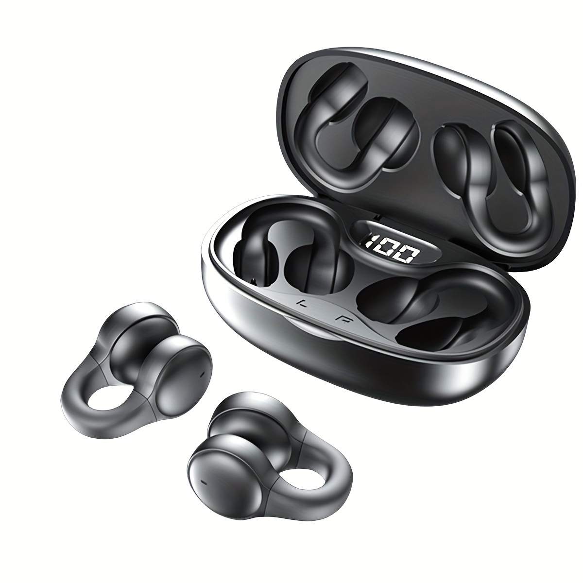 Neue Wireless Headset Touch Kopfhörer Clip-Ohr Kopfhörer Für Xiaomi Kopfhörer Für IPhone Ohrhörer_voghion.com