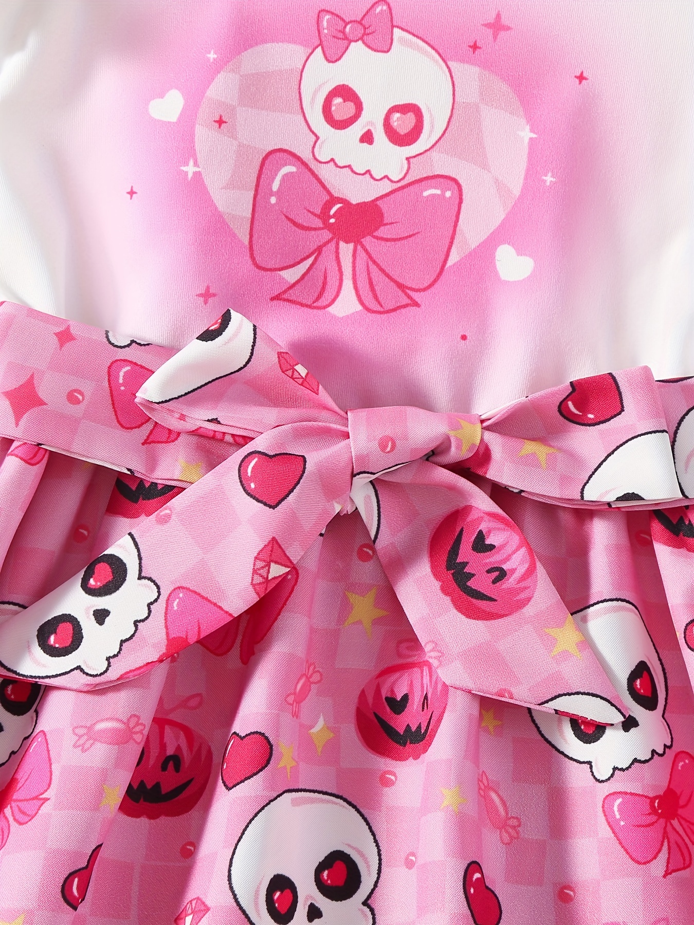 Fantasia Halloween Infantil Noviça do Mal Vestido com Véu em