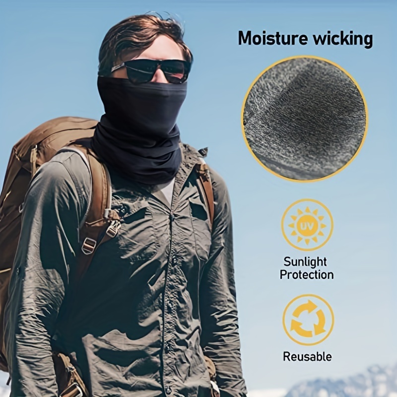 Moisture-absorbing Face Mask, Quick-drying Helmet Liner For Outdoor  Cycling, Windproof Fishing Face Mask With Neck Cover