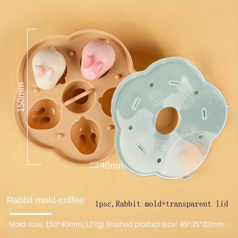 Rabbit Jelly Silicone Mold Cookie Molds Cheese Steam Cake - Temu