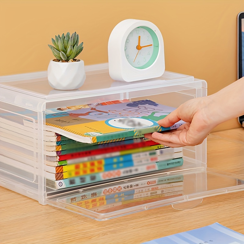 Foldable Office Desk File Storage Box Books Documents School