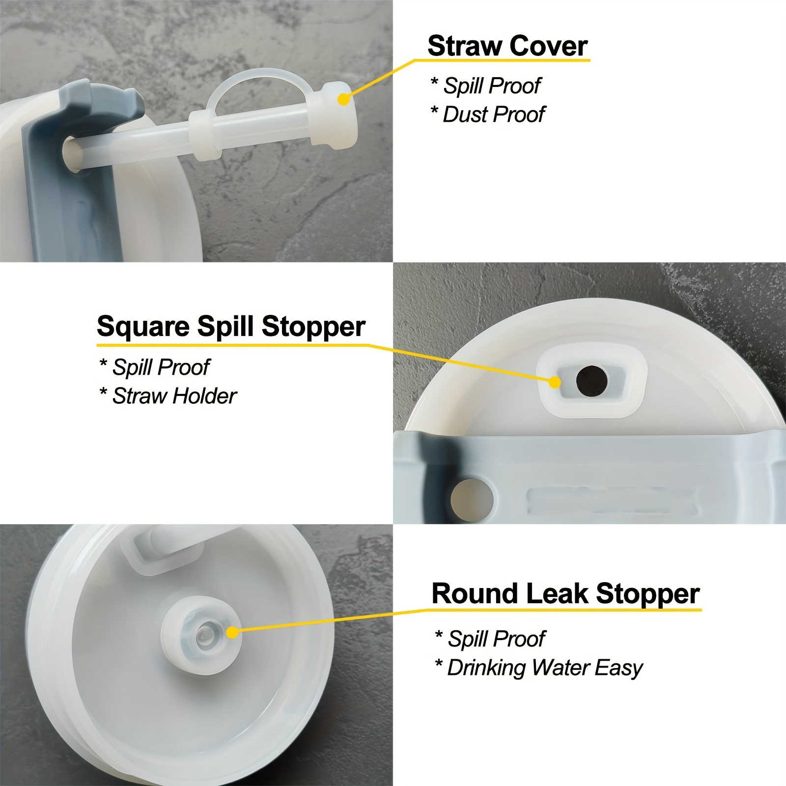 Silicone Lid Spill Stopper Cover - A Perfect Solution To Prevent Food