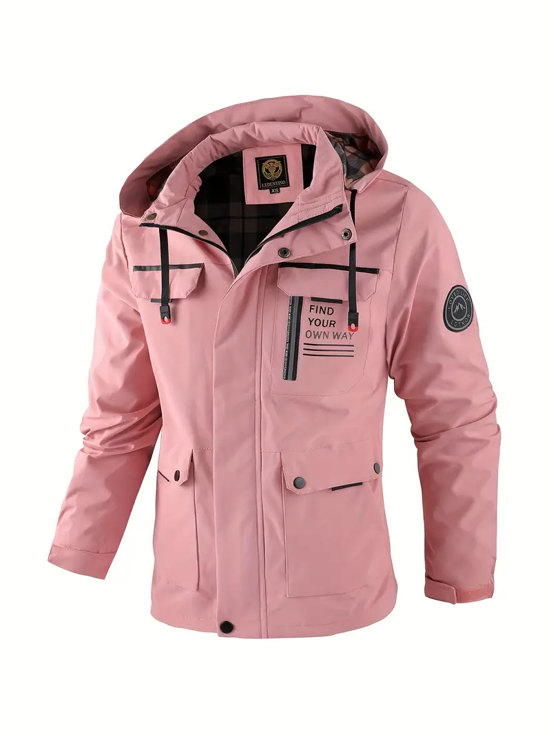 New Men's Fashion Casual Windbreaker Jacket Spring Outdoor - Temu Canada