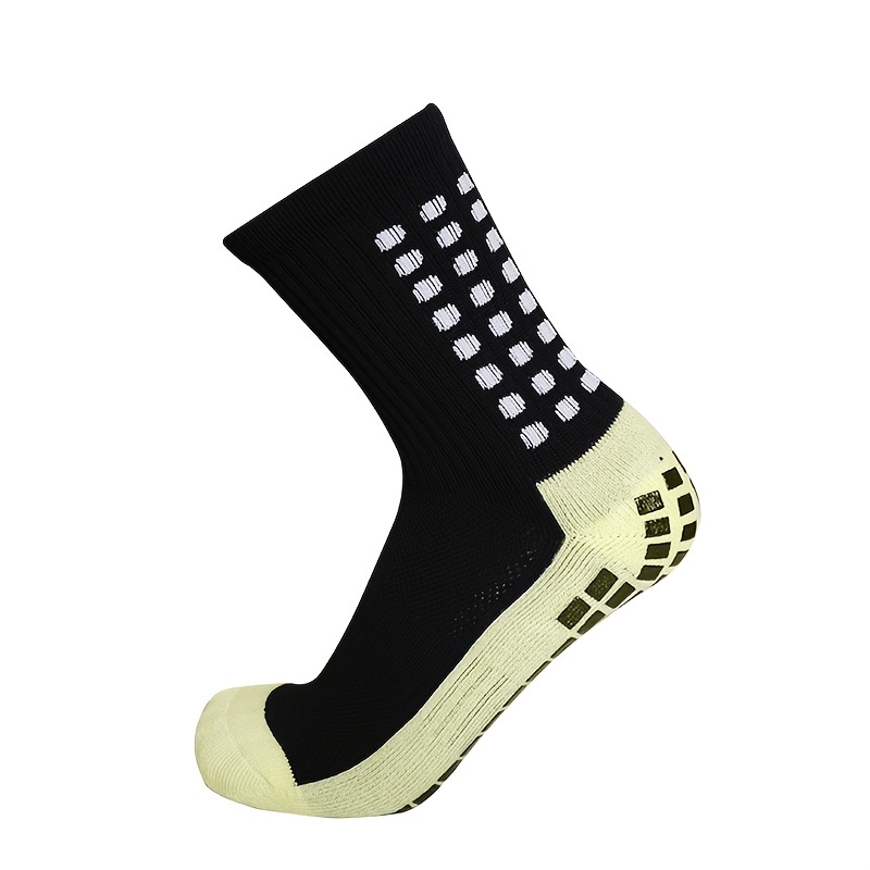 Men's Thick Padded Athletic Socks Non slip Bottom Design - Temu