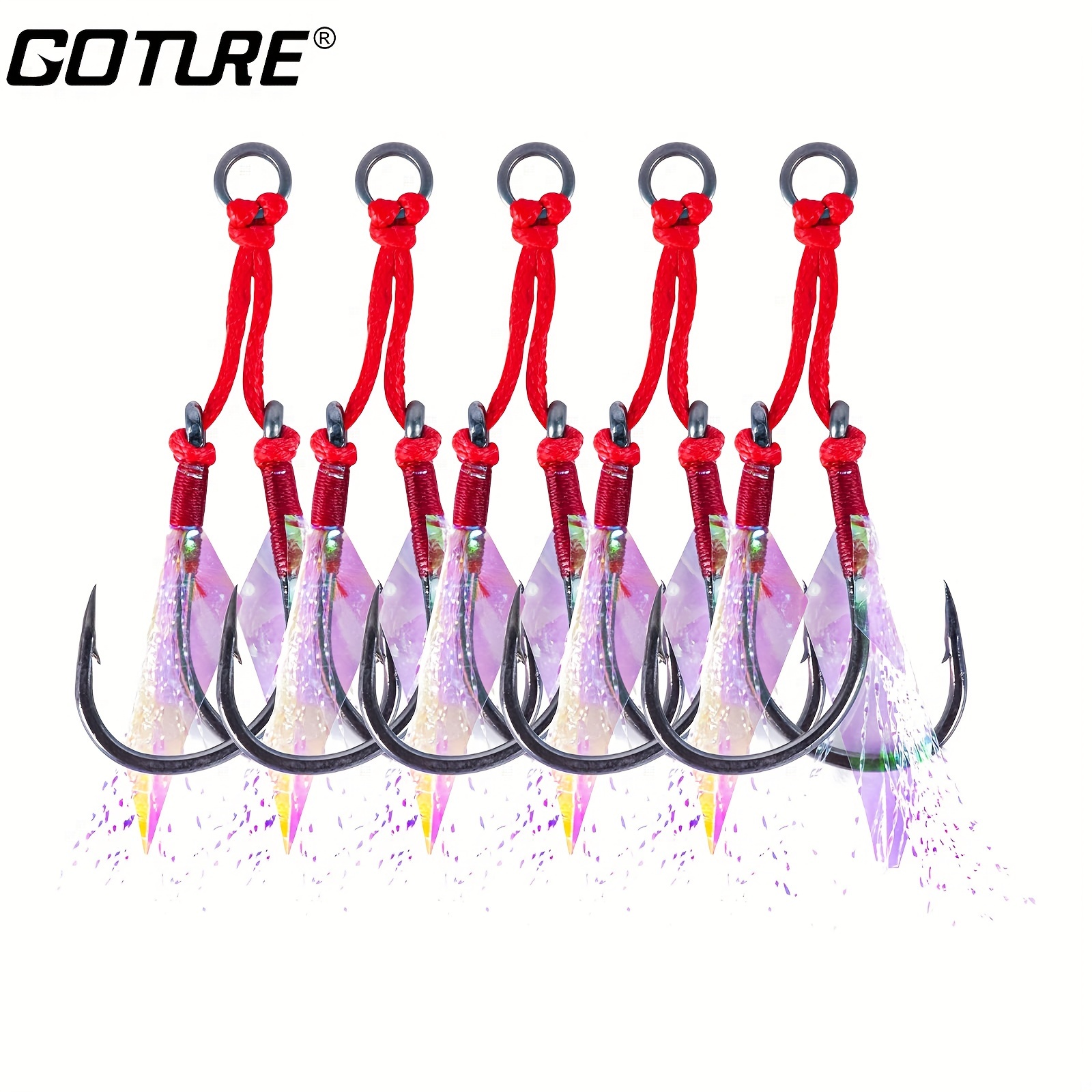 10pcs Premium Japanese Double Fishing Hooks - Strong And Durable