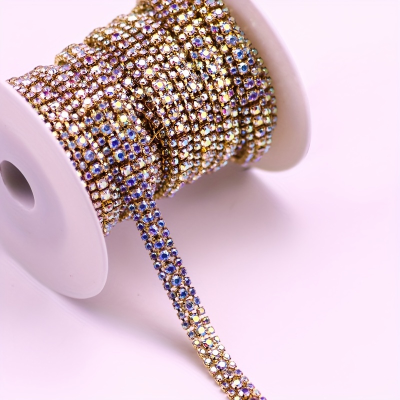 DIY Ab Rhinestone Cup Chain Crystal Strass Glass Stone Banding Sew on  Rhinestones for Clothes Diamond Jewelry Accessories - China Crystal Cup  Chain and Strass Chains price