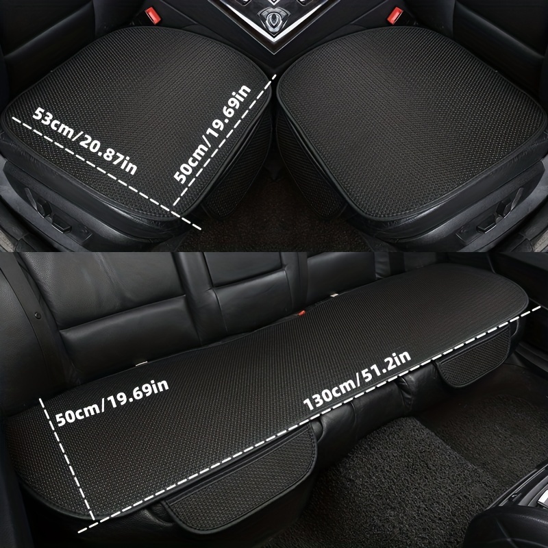 Or Car Front Back Seat Cover Pad Mat Cushion Universal Fit Breathable  Blanket Nonslip Auto Truck Suv Van Office,summer Car Seat Cushion - Temu