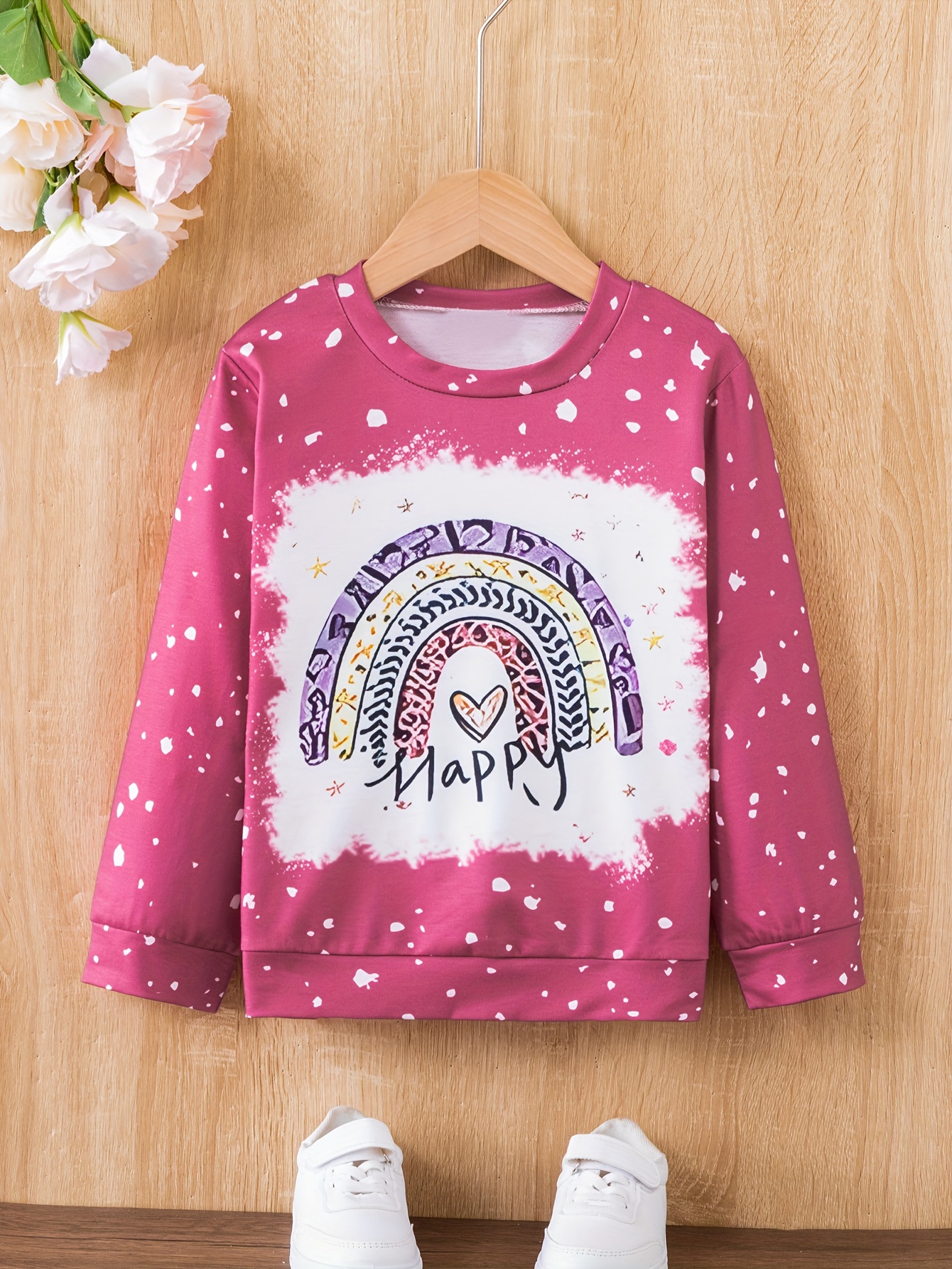 Happy best sale rainbow sweatshirt