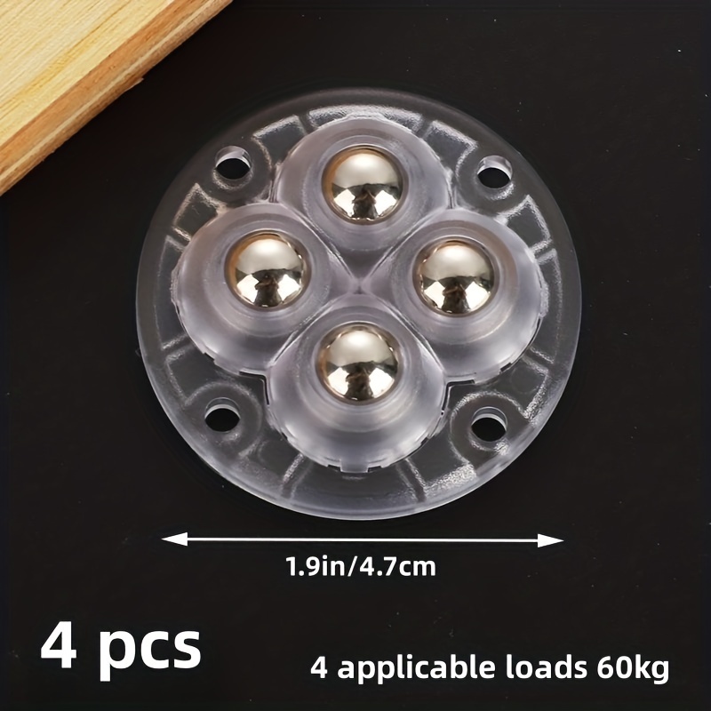 Comprar 4 unids/set de ruedas adhesivas unidireccionales caja de  almacenamiento cubo de basura polea ruedas adhesivas