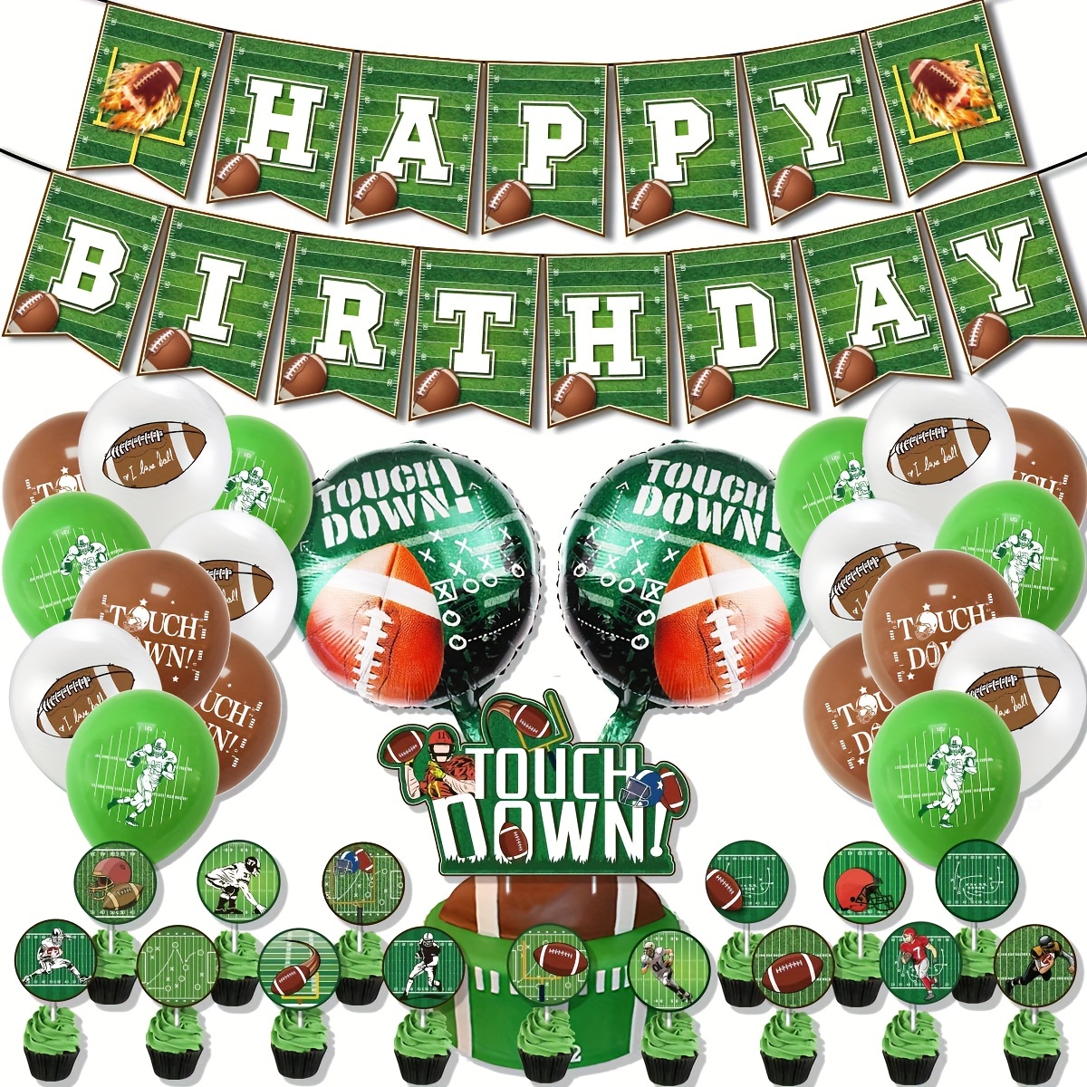 : Super Bowl Sport Theme Party Decorations Football Backdrop  Background for Tailgate Sports Birthday Party Cake Table Photo Booth  Decoration (7x5ft) : Electronics