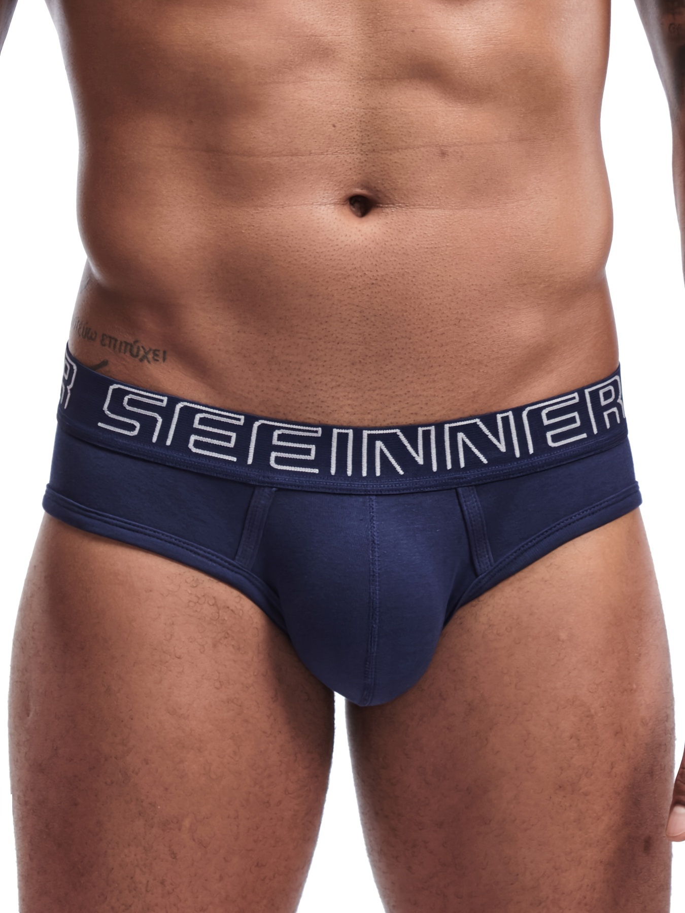 Herren Sexy Boxershorts Pouch Button Trunks Unterwäsche Unterhosen Höschen  PU