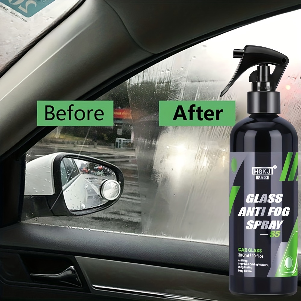 Comprar Spray antivaho de 60 ml, 3 en 1, multifuncional, de larga duración,  alta eficiencia, a prueba de lluvia, limpieza rápida, cuidado del coche,  agente antivaho para parabrisas delantero y trasero