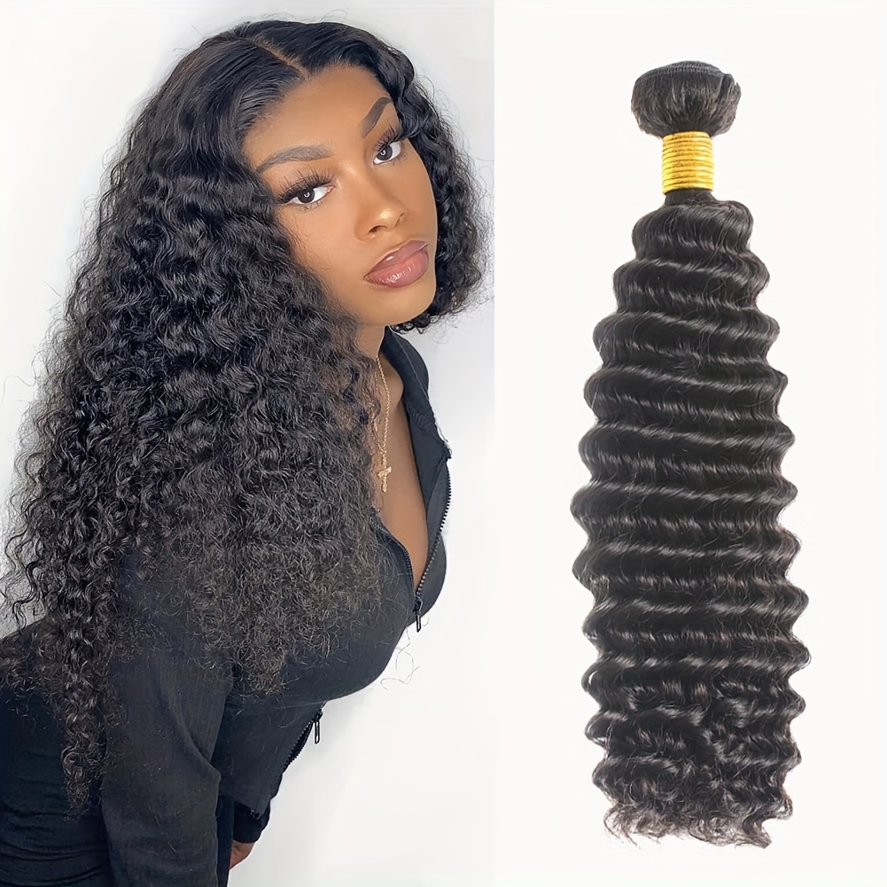  Deep Curly Wave Bulk Hair For Braiding Human Hair No Weft Human  Hair Bulk 3 Bundles 150g Brazilian (16inch 18inch 20inch Natural Black #1B)  : Beauty & Personal Care
