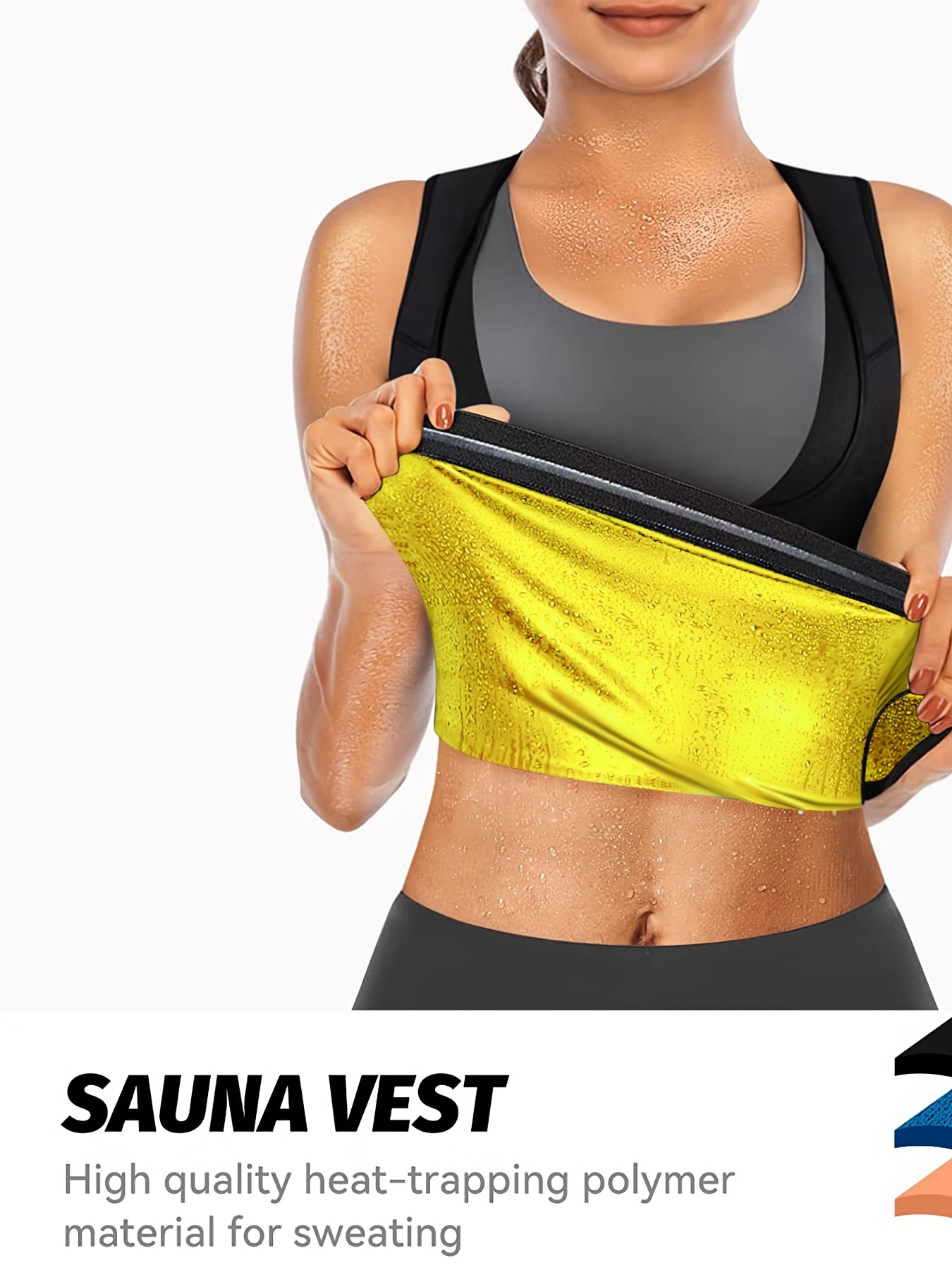 Sweat Waist Trainer Vest for Women Lower Belly Fat Burning Hot