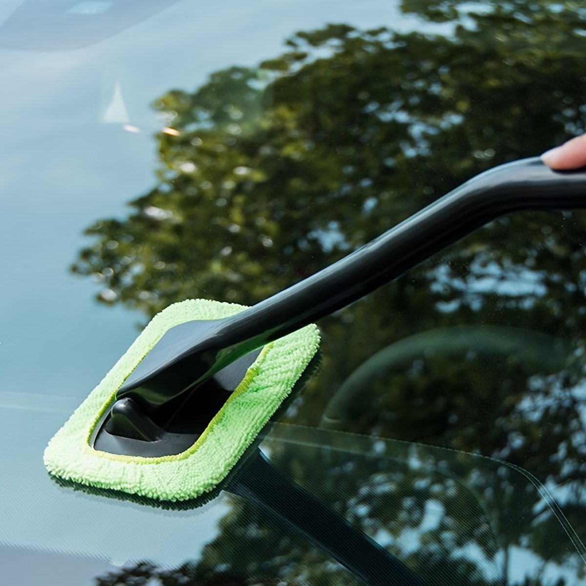 1pc Windshield Cleaning Tool, Ultrafine Fiber Cloth Car Window