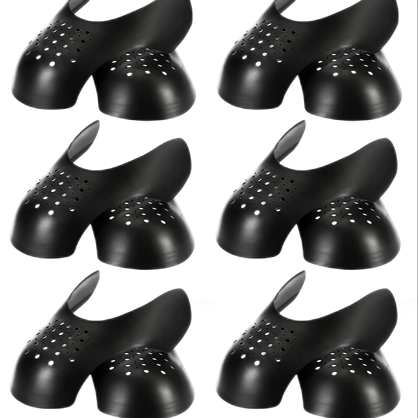 1 par protector de arrugas para zapatos antiarrugas Zapatilla de deporte  anti arrugas de los dedos del zapato (blanco)