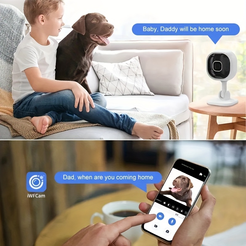 Caméra Super Canggih 360 HD - Surveillance WiFi Sans Fil Intelligent IP