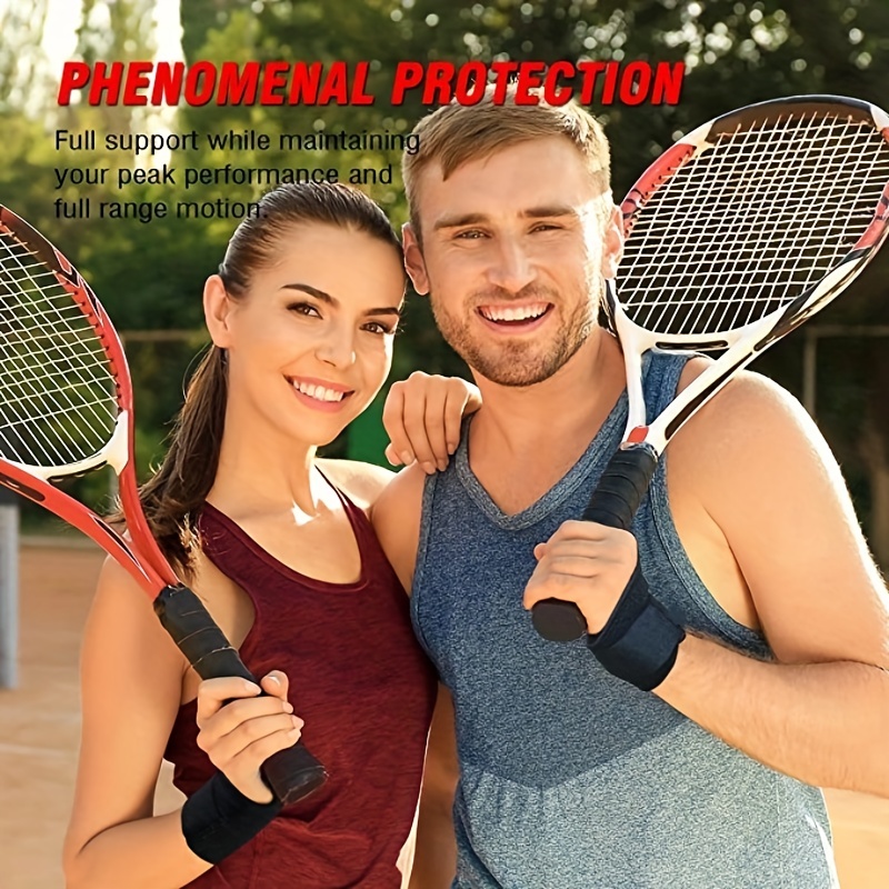 1 par de muñequeras ajustables y transpirables para protección deportiva,  ideal para túnel carpiano, artritis y tendinitis, ajuste cómodo para 40-100  kg - Temu