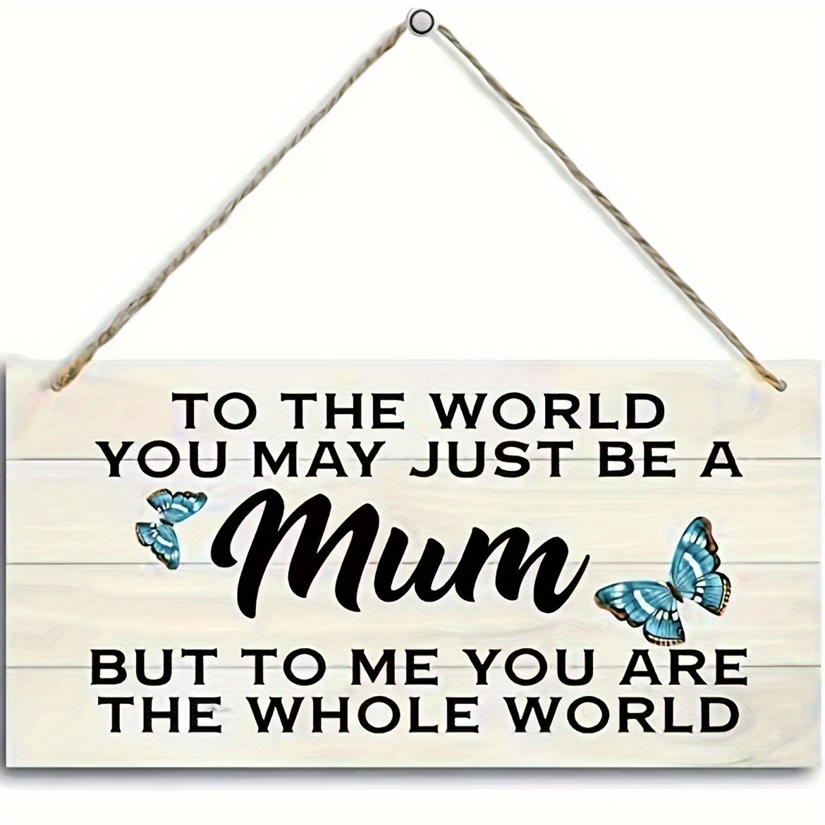 

Mom Wooden - 'to Me, You Are The ' - Perfect Birthday Or Day Gift, High-quality Home Decor