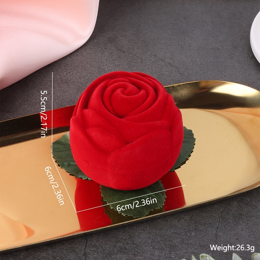 1pc luxury rose gift ring box romantic Temu United Arab Emirates