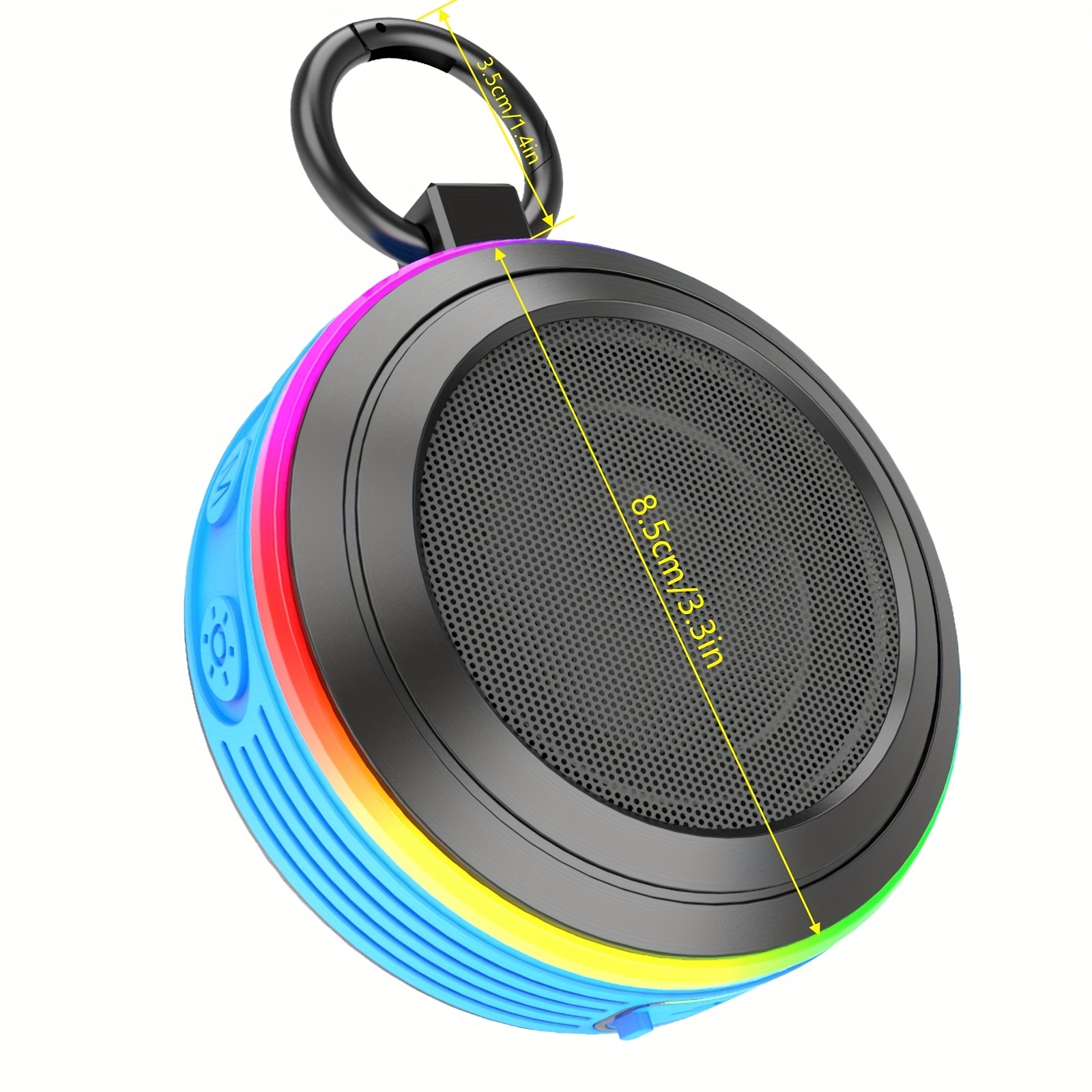 Altavoces Bluetooth, altavoz impermeable IPX7 con sonido potente de 20 W,  altavoces inalámbricos portátiles con graves extrales, para playa, piscina