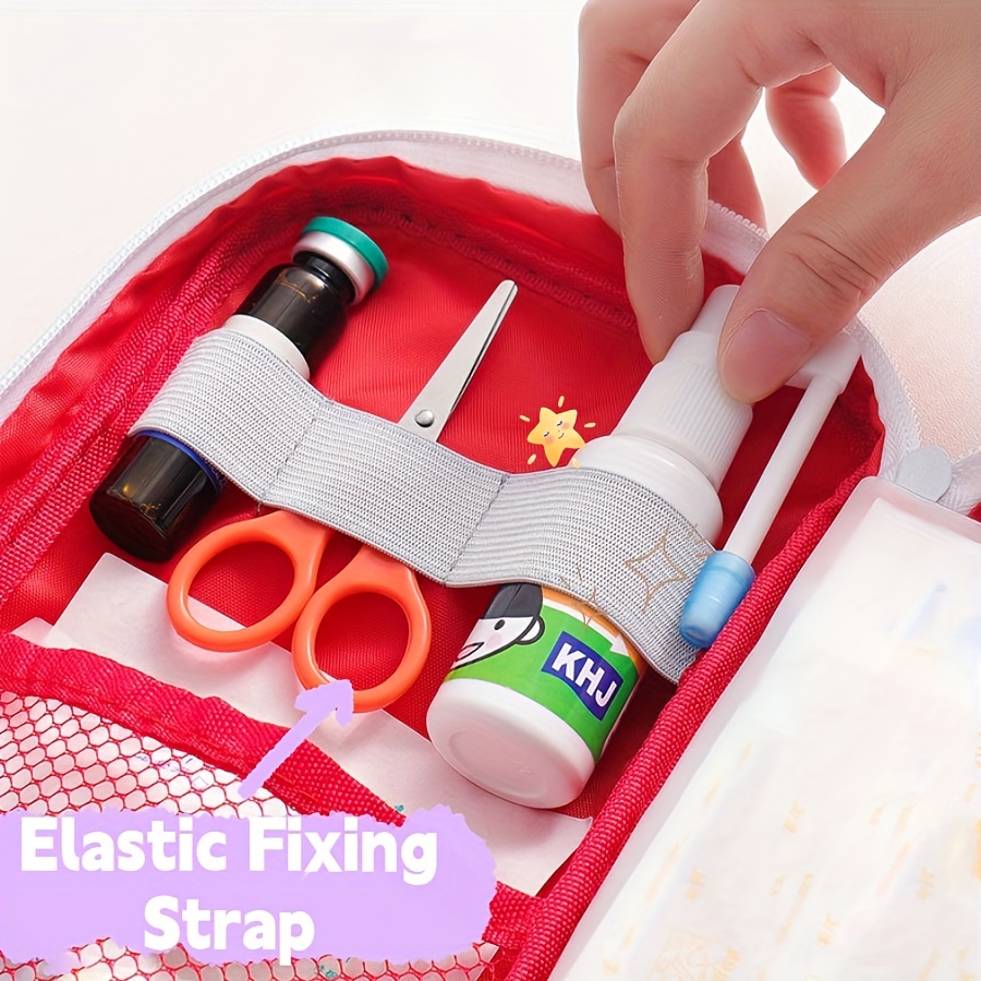 Empty First Aid Kit Bag for Travel & Outdoor Use