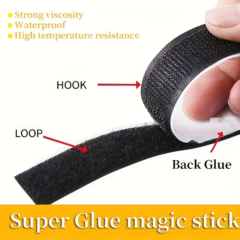 Heavy Duty Grid Tape Velcro Tape Quickly Stick Self-adhesive