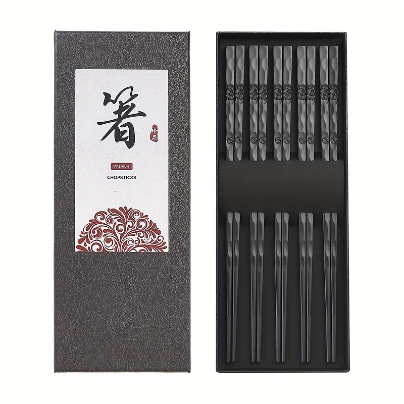 heimzeit Bacchette Sushi in Acciaio Inossidabile di Alta Qualità en Oro,  Design Unico, 5 Paia di Bacchette dal Design Elegante, Chopsticks Lavabili  in Lavastoviglie e Riutilizzabili : : Casa e cucina