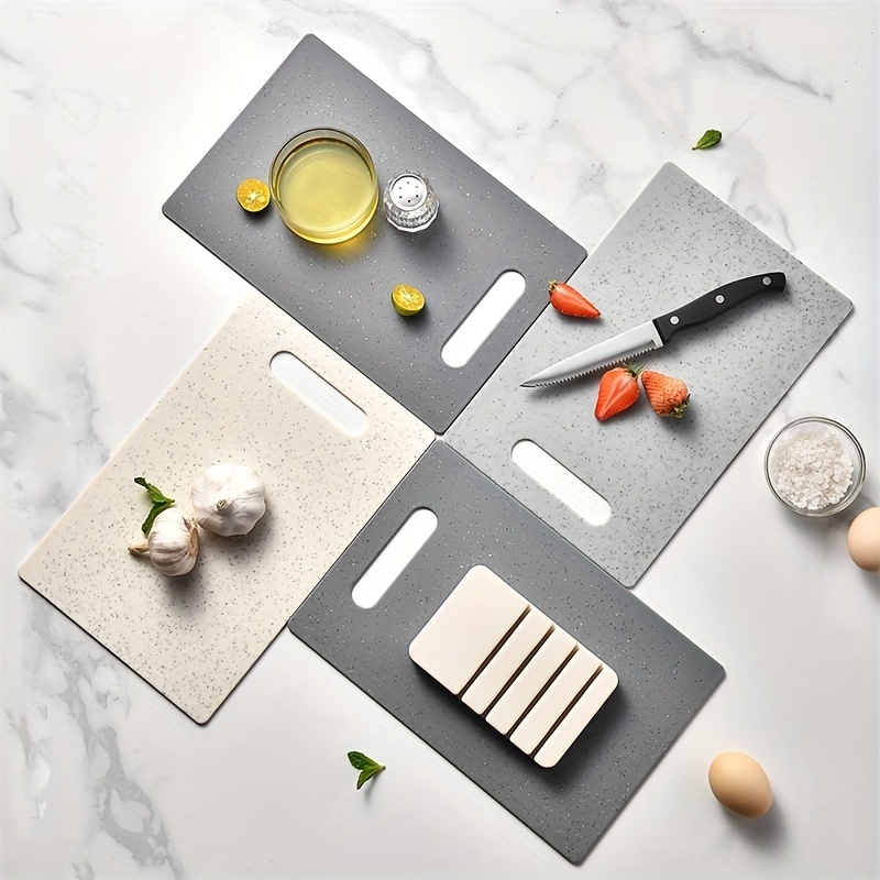 Bpa-free Cutting Board Set With Base - Prevent Cross-contamination For  Different Food Types - Dishwasher Safe - Temu