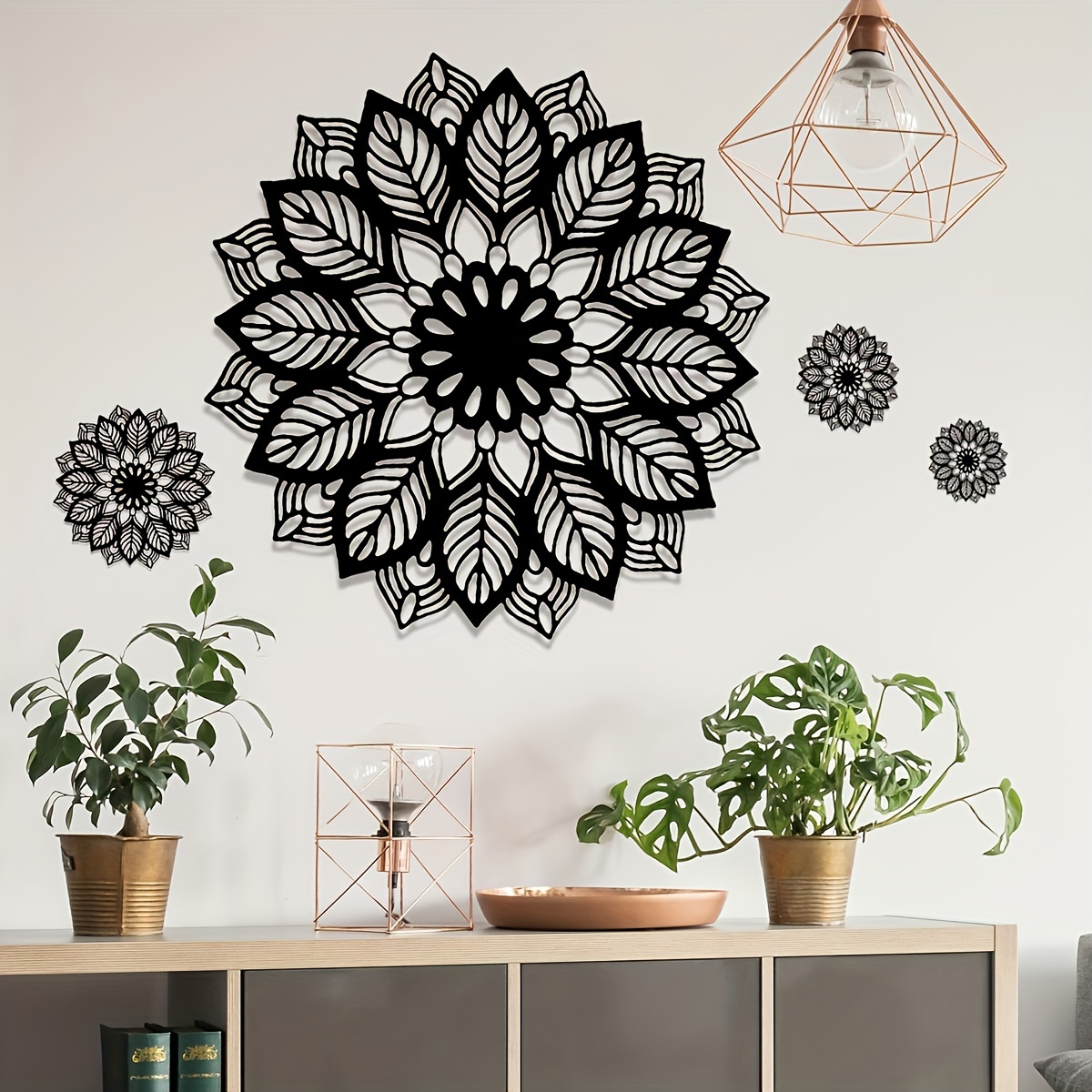 Sticker - Yoga Symbols Mandala PVC Sticker