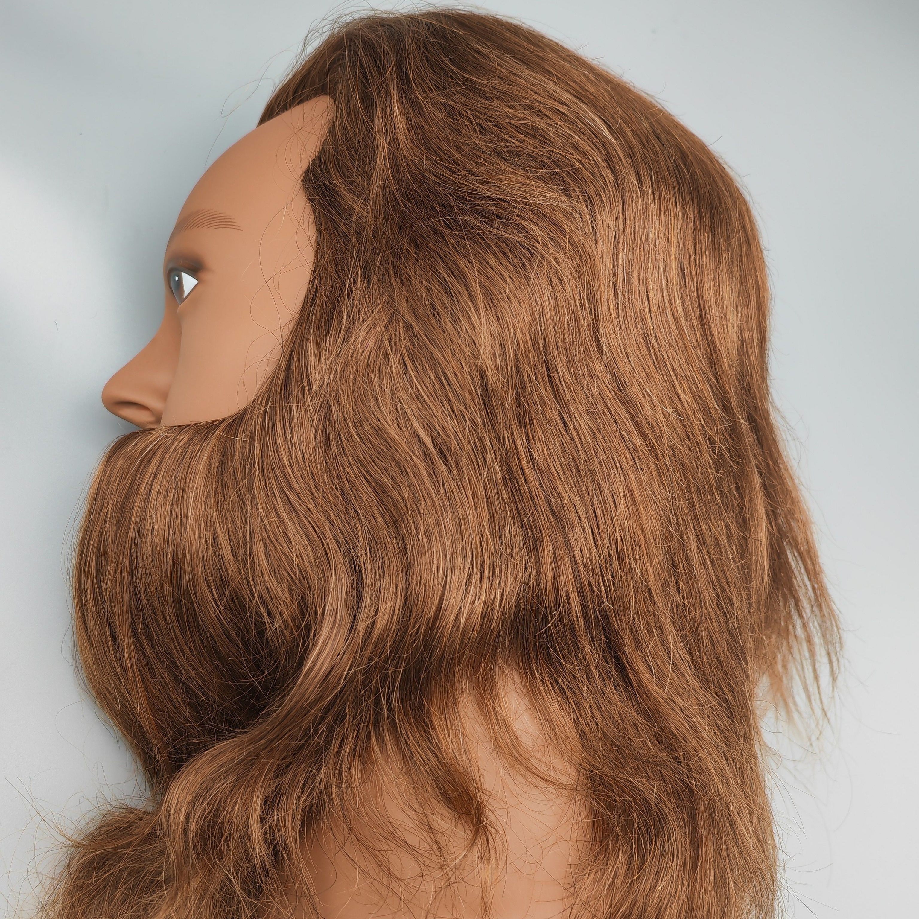 Mannequin Head With Hair Curly Beauty Training Head For - Temu