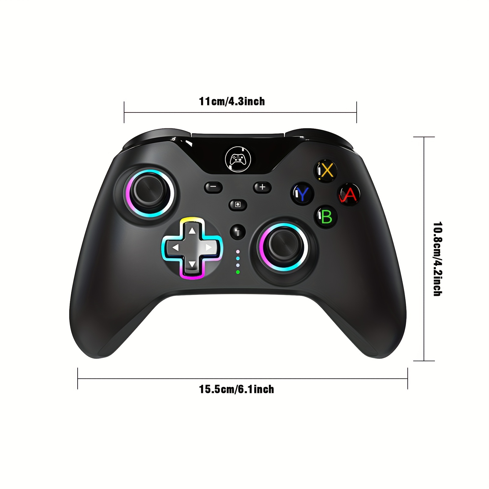  Switch Controller, Wireless Pro Controller for Switch/Switch  Lite/Switch OLED, Switch Remote Gamepad with Joystick, Adjustable Turbo  Vibration, Ergonomic Non-Slip : Video Games