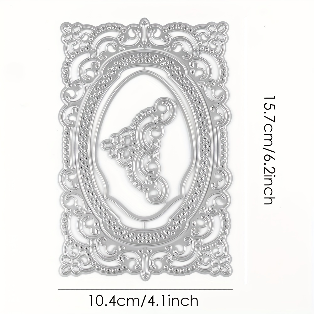 Long Greeting Card Frame Cutting Dies For Diy Scrapbooking Embossed Photo Card Making Cutting Mold Supplies