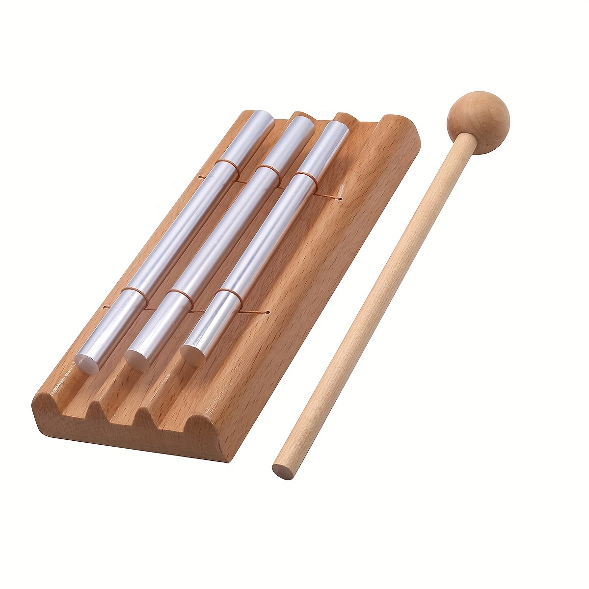 Meditation Chimes, Mindfulness Hand Bell, Music Classroom Supplies Teacher  Tools, Percussion Instrument Reminder with Mallet Storage Bag for Prayer Yo