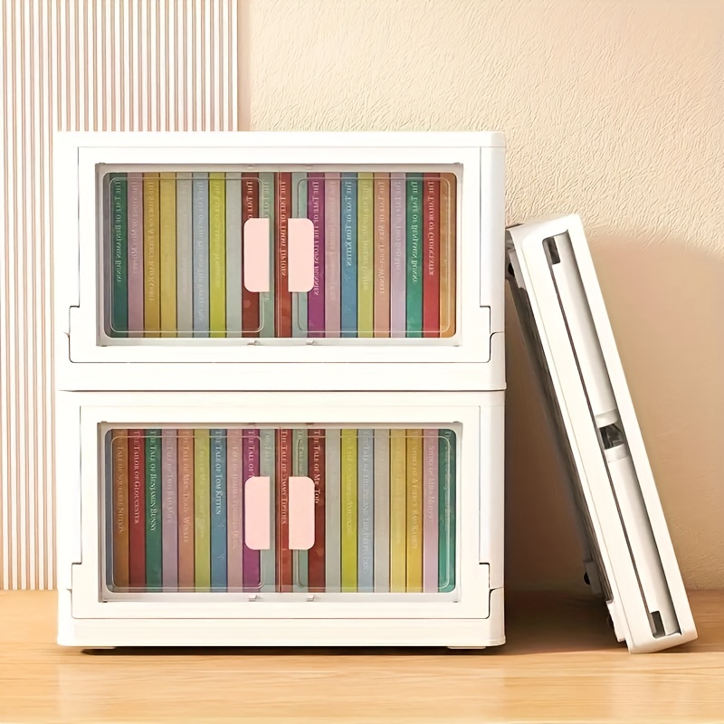 Foldable Book Storage Box Convenient And Stylish Way To - Temu