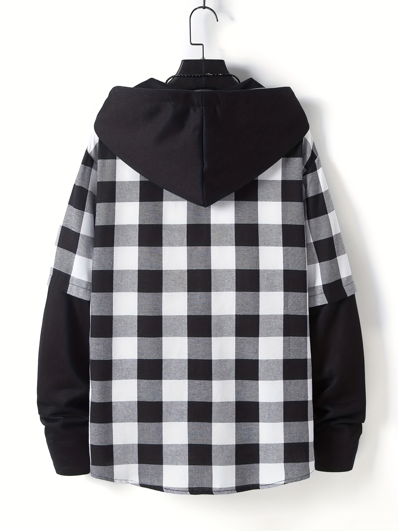 Black And White Plaid Hoodie 2024 www.lightgames.pro