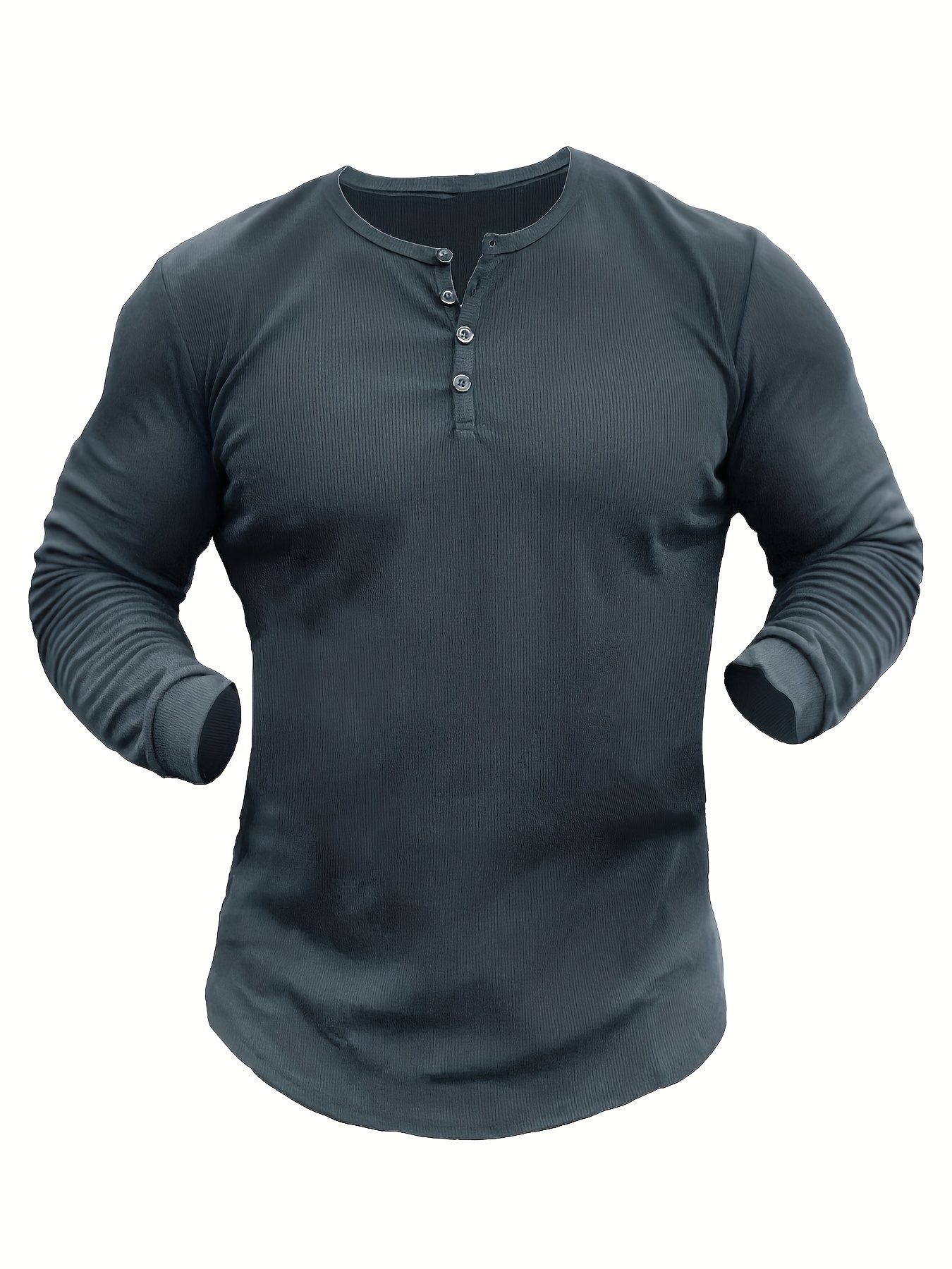 Black Long Sleeve Gym Top, Active