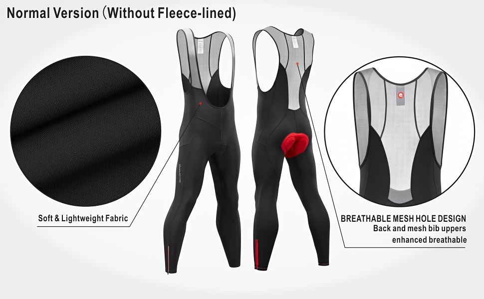 Winter Thermal Cycling Bib Tights With 3d Padding For Men - Temu Canada