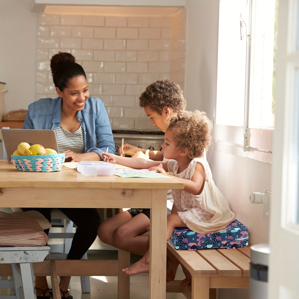 heightening pad foldable heightening seat   backrest   used as   mat   room kindergarten terrace or beach     used to fix the chair with   or   used as a double shoulder strap for high legged chairs and heightening seat accessories details 1