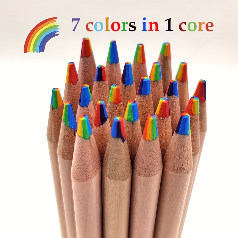 12/8pcs Rainbow Pencils, Jumbo Colored Pencils, Multicolored Pencils Art  Supplies For Adult Coloring Sketching Cute Drawing Kit Fun Pencils Cool  Stuff Christmas Gifts Stocking Stuffers, Today's Best Daily Deals