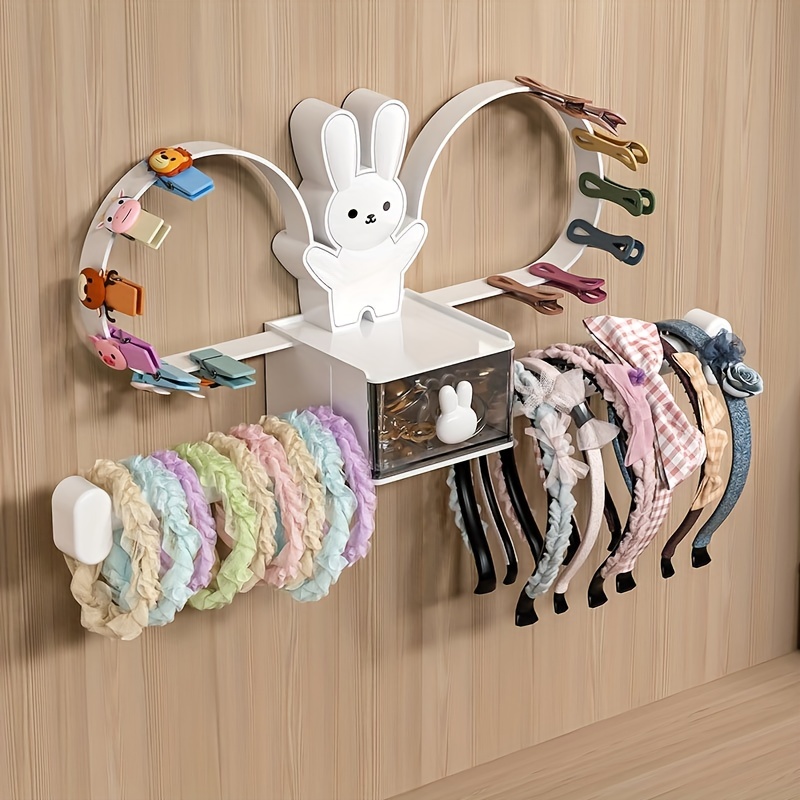 Rubber Band Organizer Hook, Hairband And Hair Tie Hook, Jewelry Storage  Rack