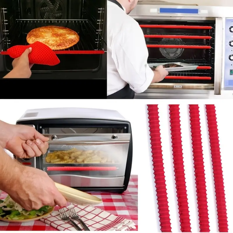 Silicone Threaded Shape Oven Anti scald Strip Oven Rack - Temu