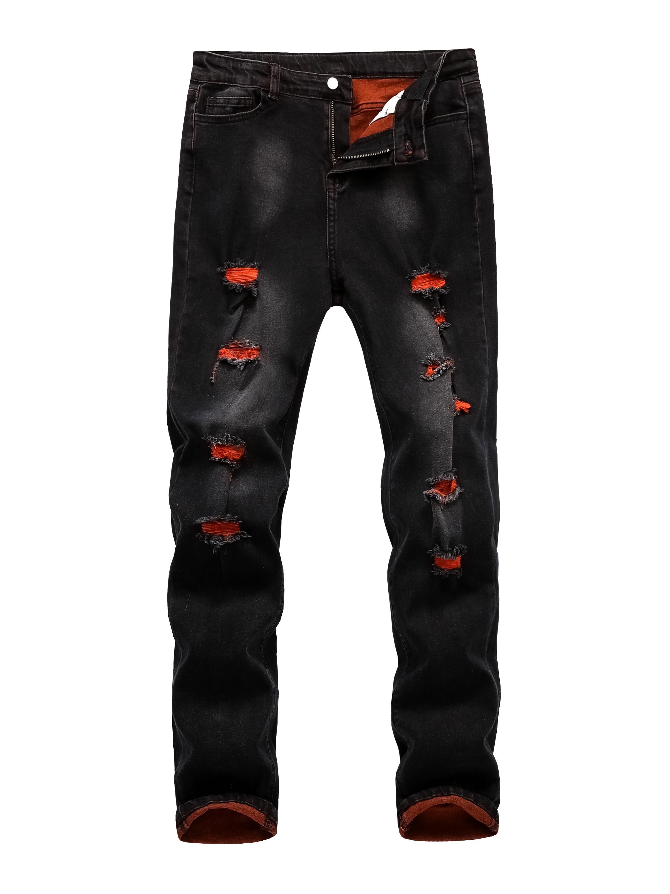Kid's Skeleton Print Jeans, Denim Pants With Pockets, Boy's Novelty Clothes  For All Seasons