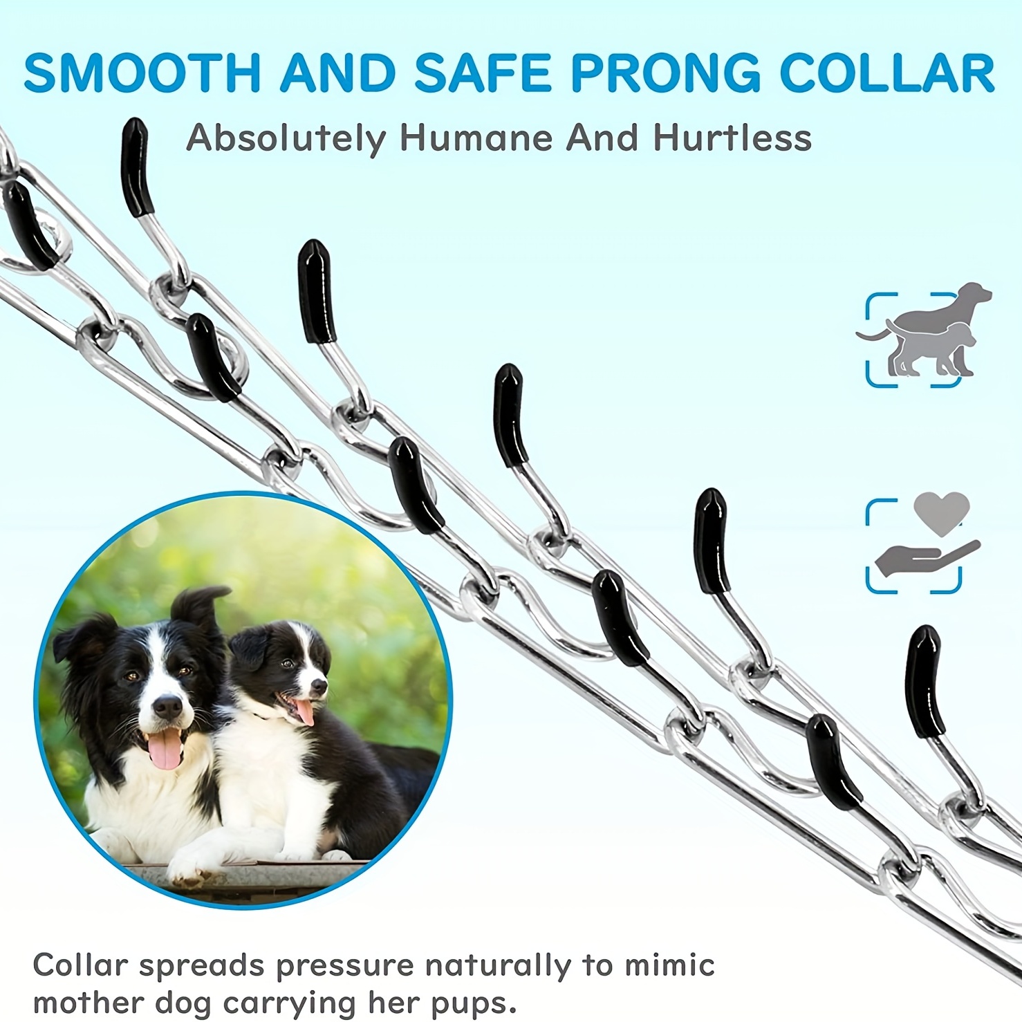 1pc Adjustable Dog Prong Collar with Quick Release Buckle - Effective  Training Tool for Small, Medium, and Large Dogs