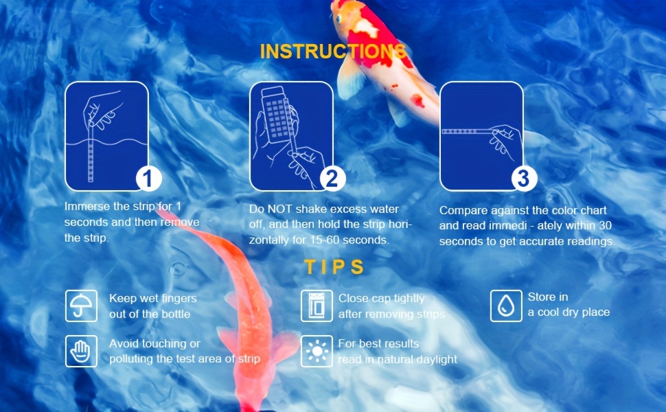 Strisce Reattive Acquario A 7 Vie Kit Test Accurato Acquario - Temu Italy