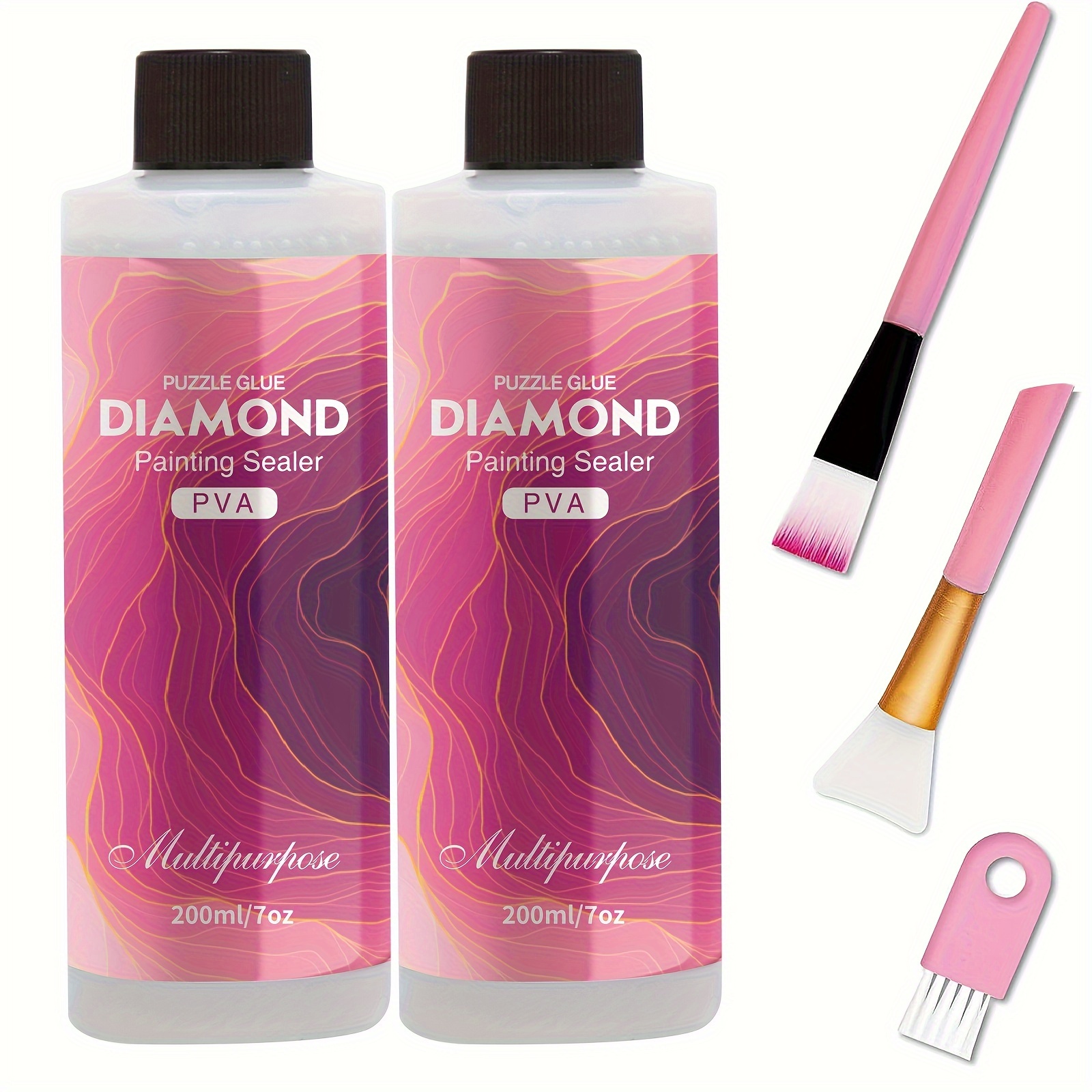 60ml 200ml polyvinyl alcohol diamond painting sealer - Temu