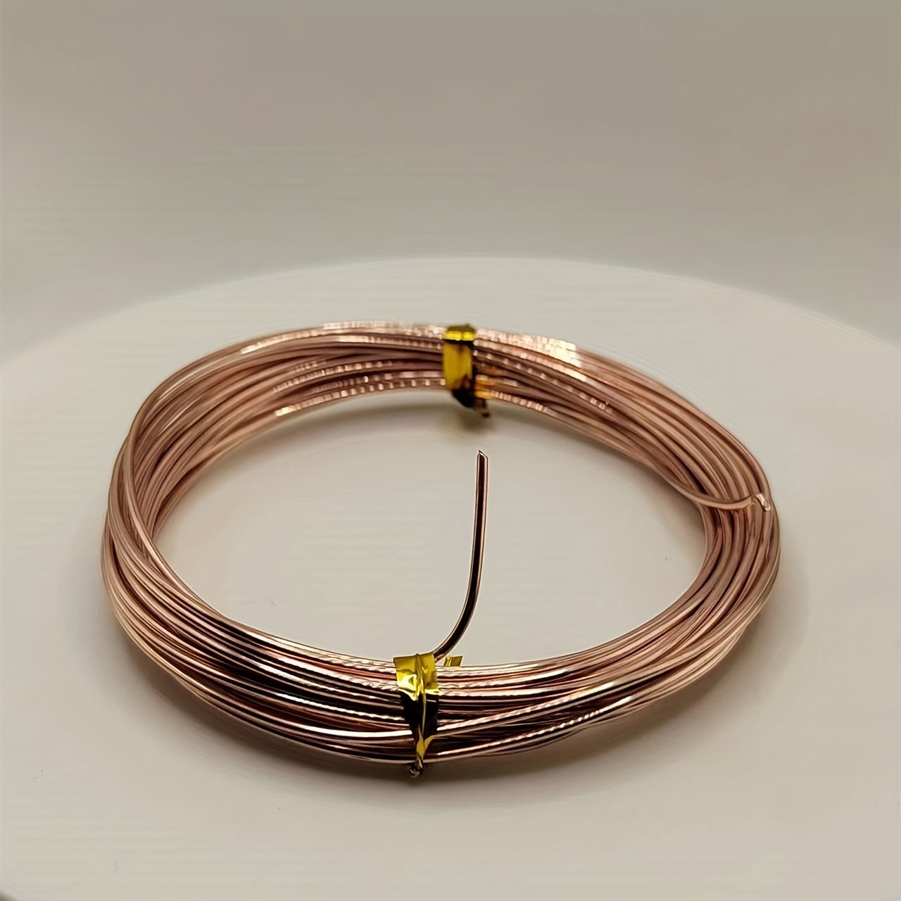 99.5% 1m Pure Copper Wire, Round, Solid, Uncoated, 0.5 Diameter